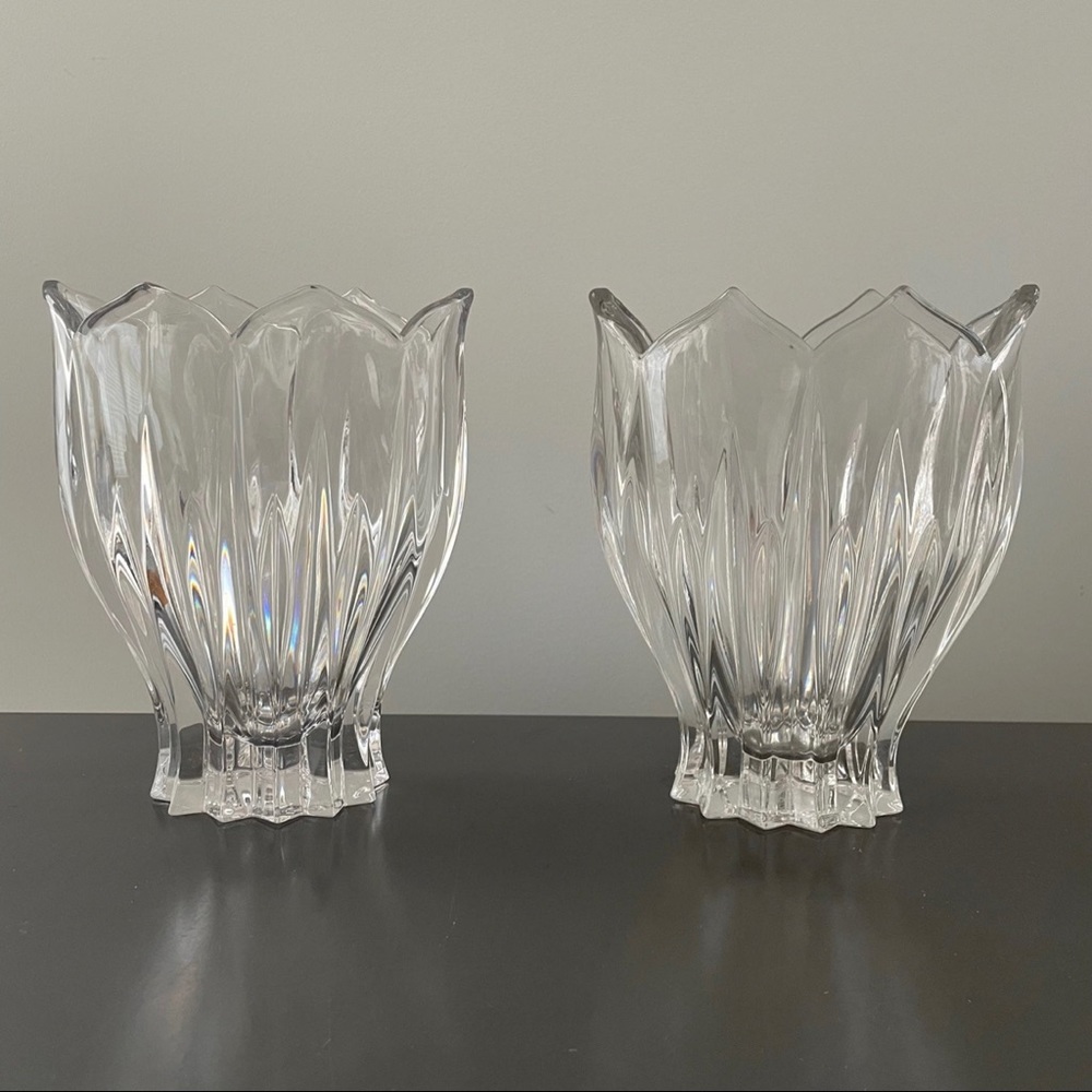 Crystal vases